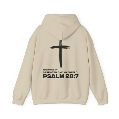 "Psalms 28:7" Hoodie