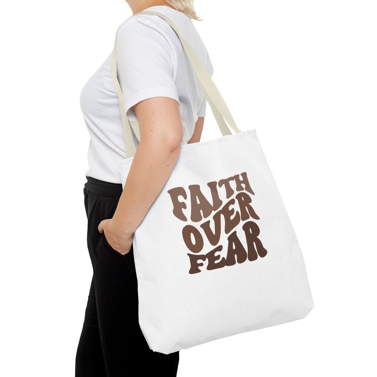 "Faith Over Fear" - Tote bag