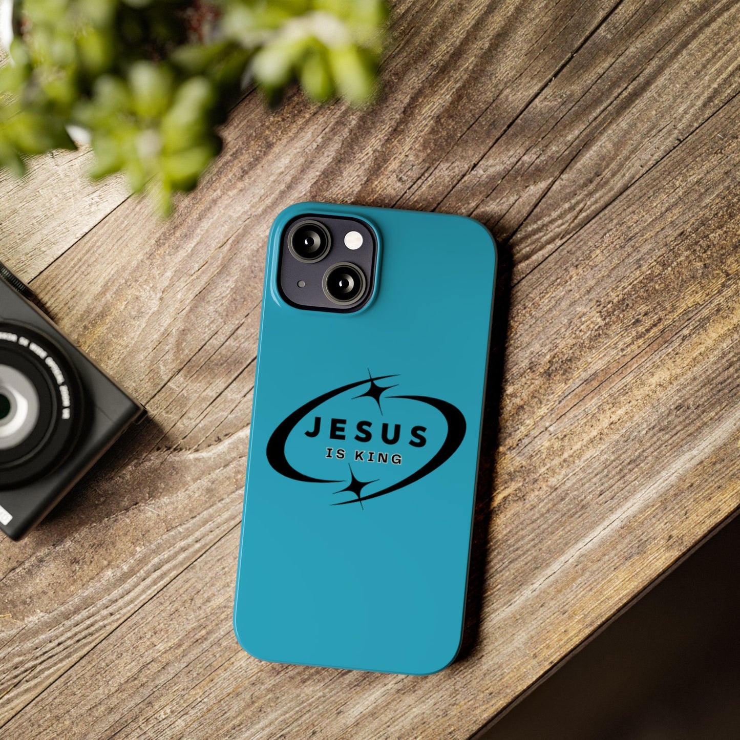 Jesus is King iPhone Case