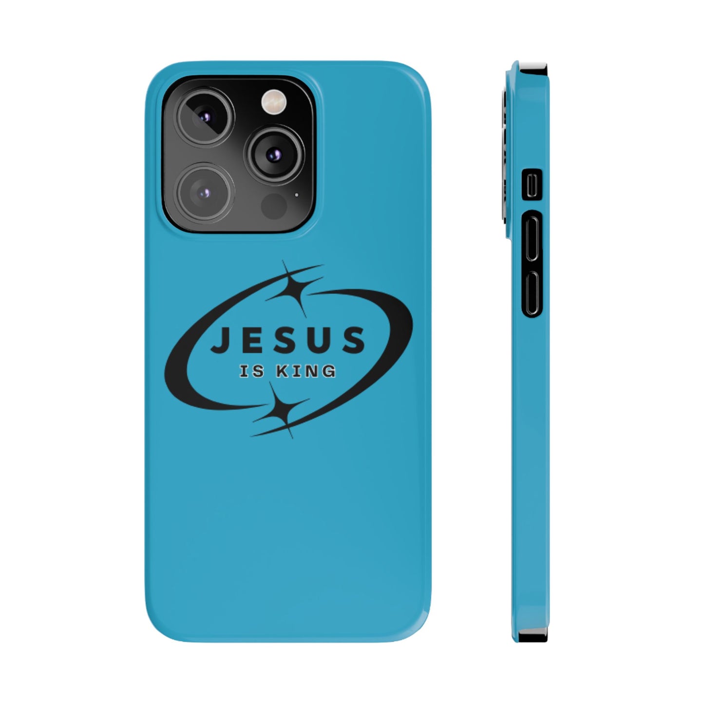 Jesus is King iPhone Case