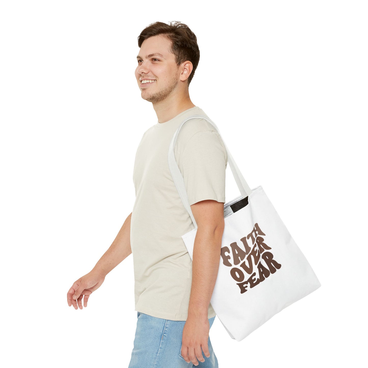 "Faith Over Fear" - Tote bag