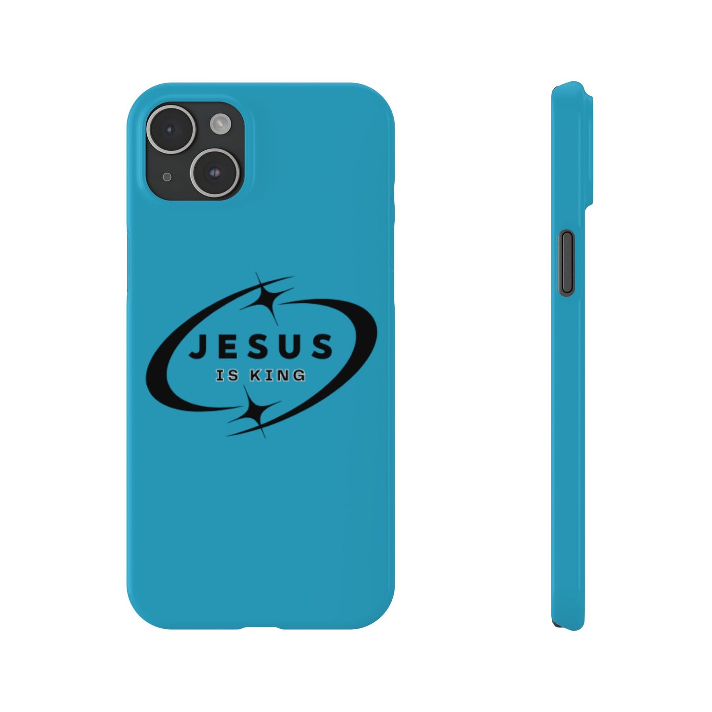 Jesus is King iPhone Case