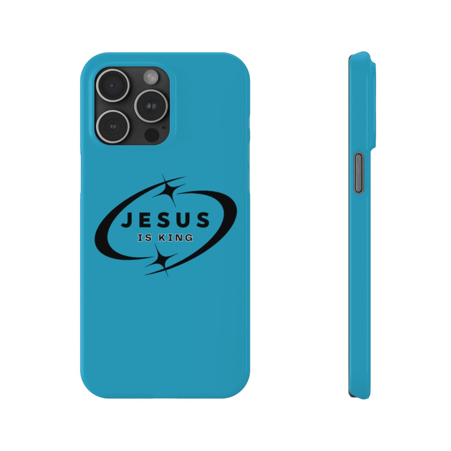 Jesus is King iPhone Case