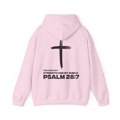 "Psalms 28:7" Hoodie