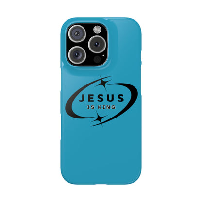 Jesus is King iPhone Case